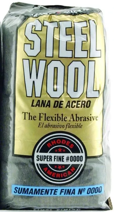 #0000 Homax 106600-06 Rhodes American Steel Wool Pad Super-Fine #0000, 16-pack | Sandpaper & Abrasives, Steel Wool, Steel | Paint Supply