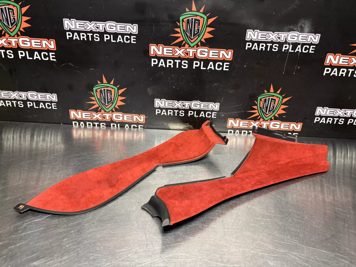 04-06 PONTIAC GTO CENTER CONSOLE TRIM PANELS RED OEM #1306