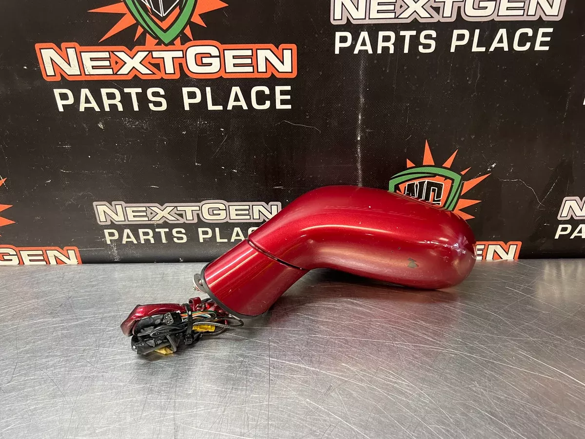 05 - 13 C6 CORVETTE DRIVER LH SIDE MIRROR CRYSTAL RED OEM #1266