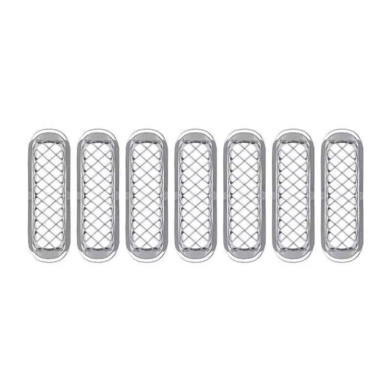 '07-18 Jeep Wrangler JK Chrome Grille Insert / Overlay GI/414
