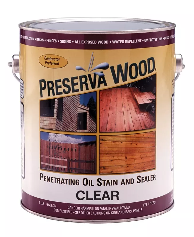 1 Gal. Oil-Based Clear Penetrating Exterior Stain And Sealer