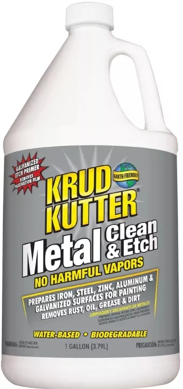 1 Gallon Krud Kutter Metal Clean And Etch For Iron, Steel, Aluminum, And Galvanized Surfaces