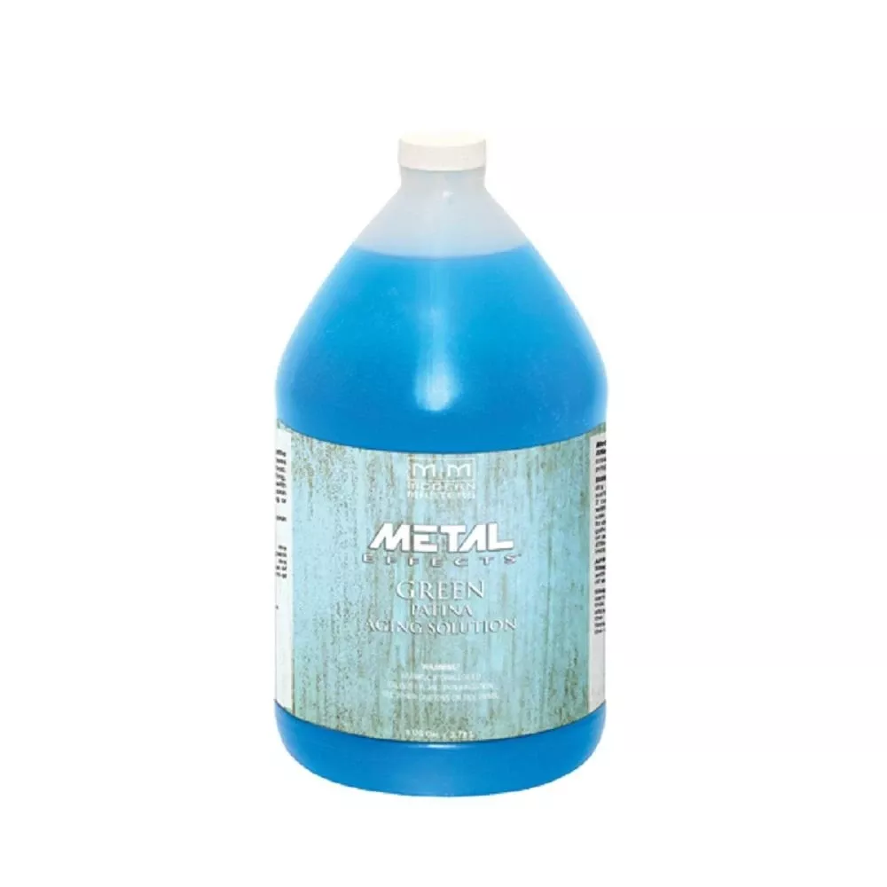 1 Gallon Metal Effects Green Patina Aging Solution By Modern Masters
