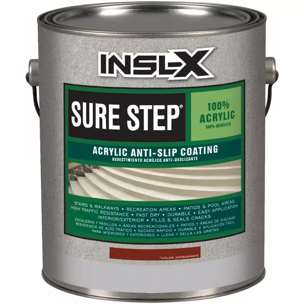 1 Gallon Tile Red Acrylic Anti-slip Concrete Paint For Interior/exterior Use
