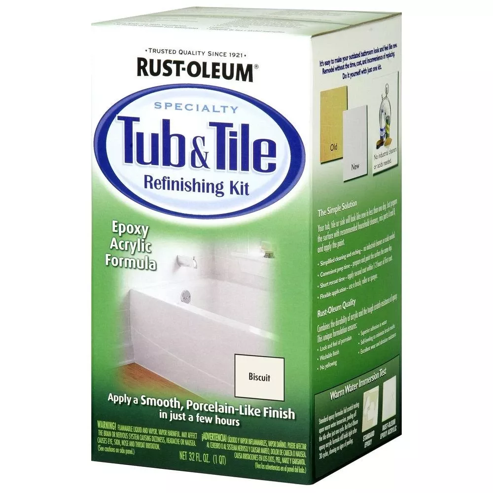 1 Qt. Biscuit Tub And Tile Refinishing Kit