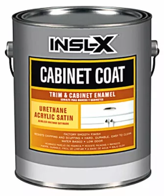 1 Quart White Satin Interior Trim And Cabinet Enamel - Urethane Acrylic Finish