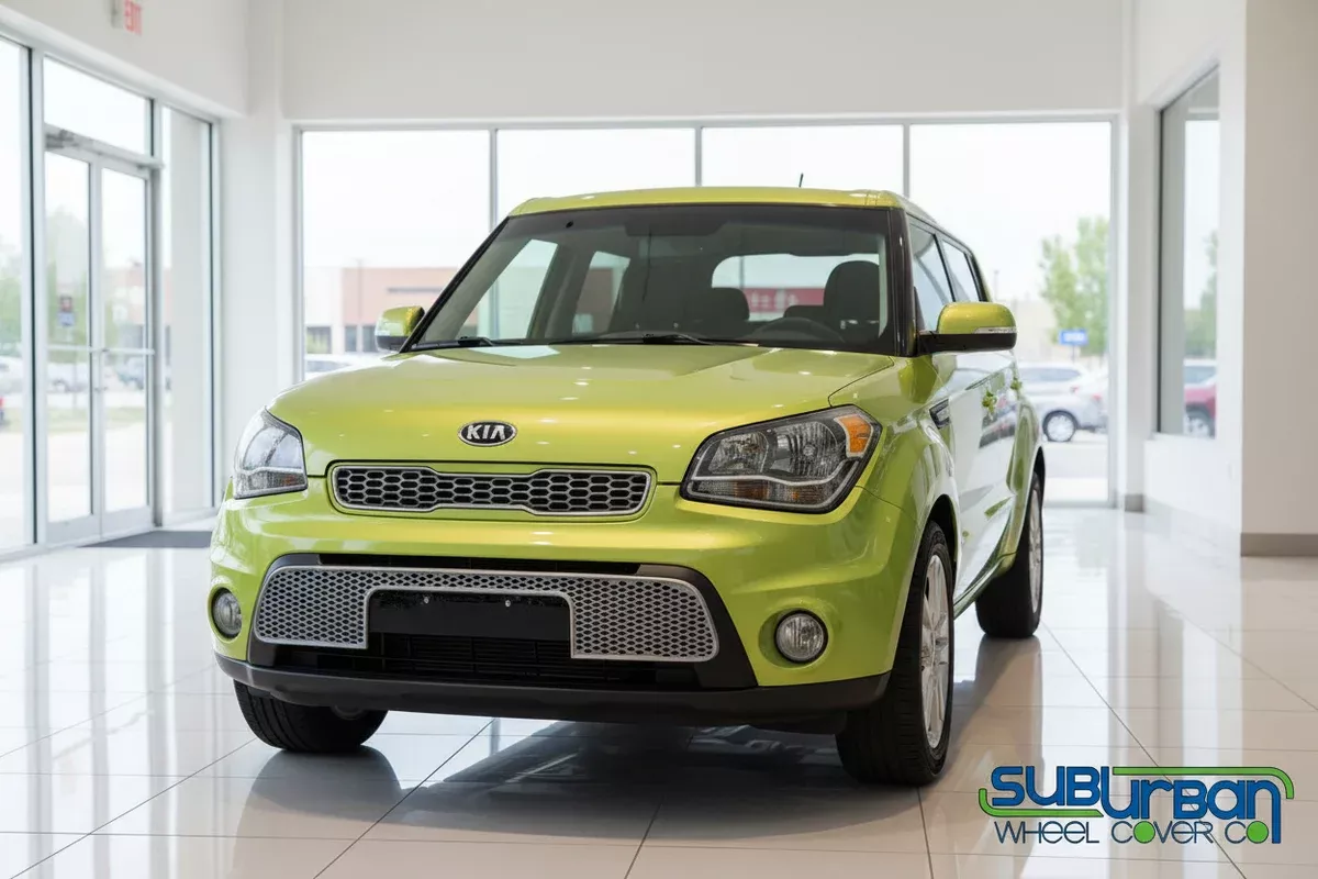 '10-11 Kia Soul 2 Piece Chrome Grille Insert / Overlay GI/84