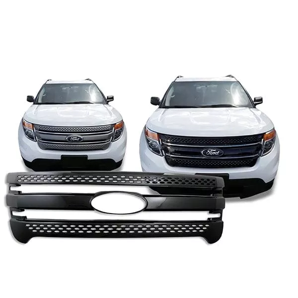 '11-15 Ford Explorer Black Grille Insert / Overlay GI/91BLK
