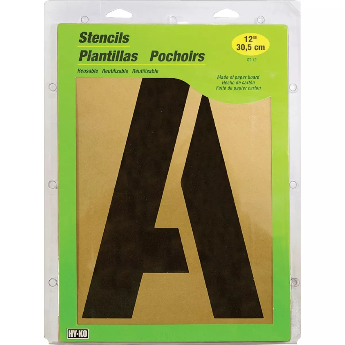 12 In. Paper Board Stencils