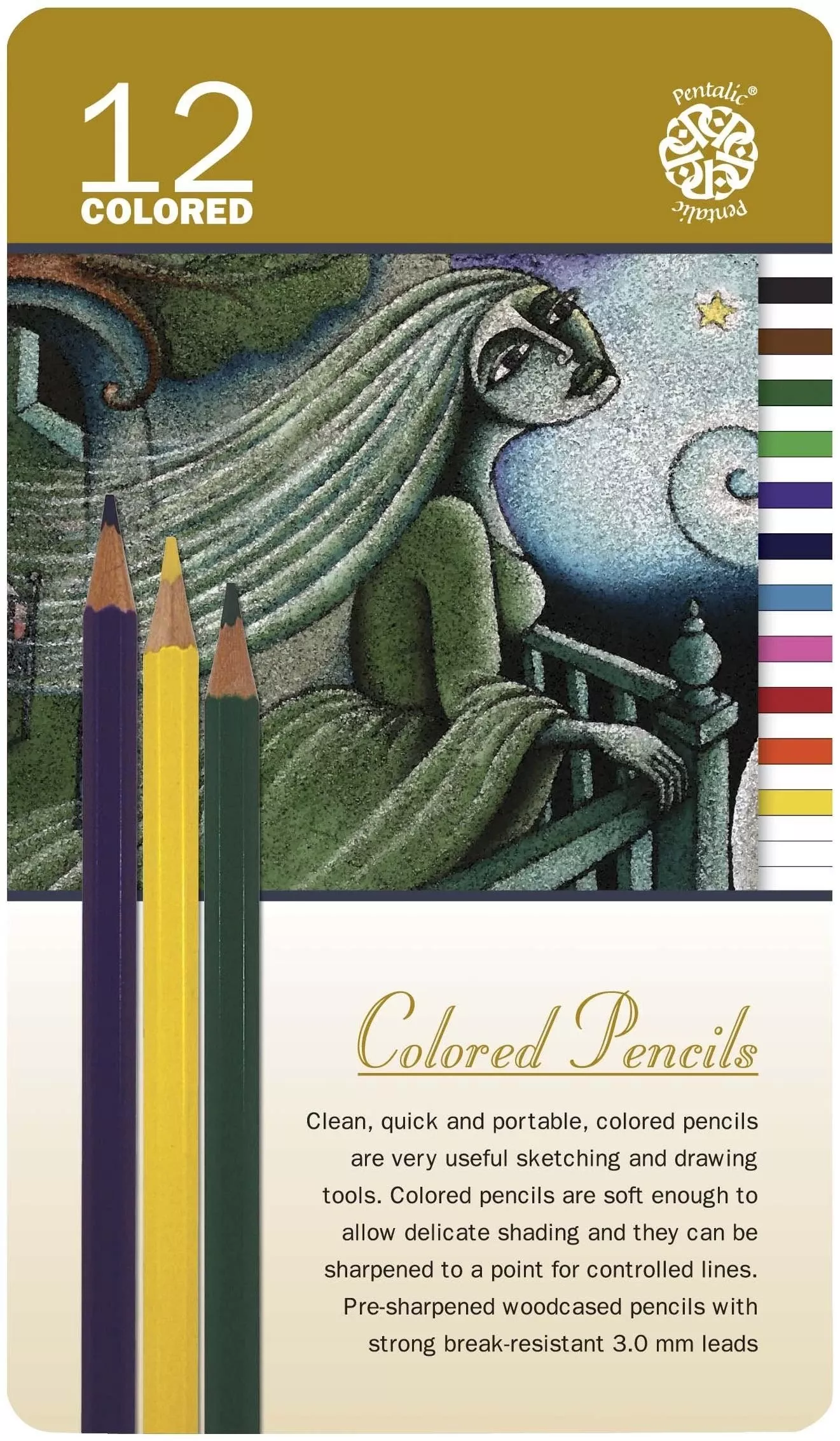 12pc Colored Pencil Set