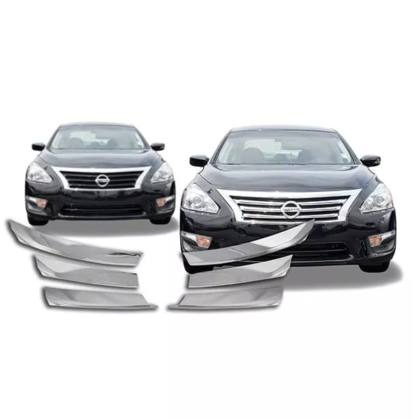 '13-15 Nissan Altima Sedan 6 Piece Chrome Grille Insert GI/114