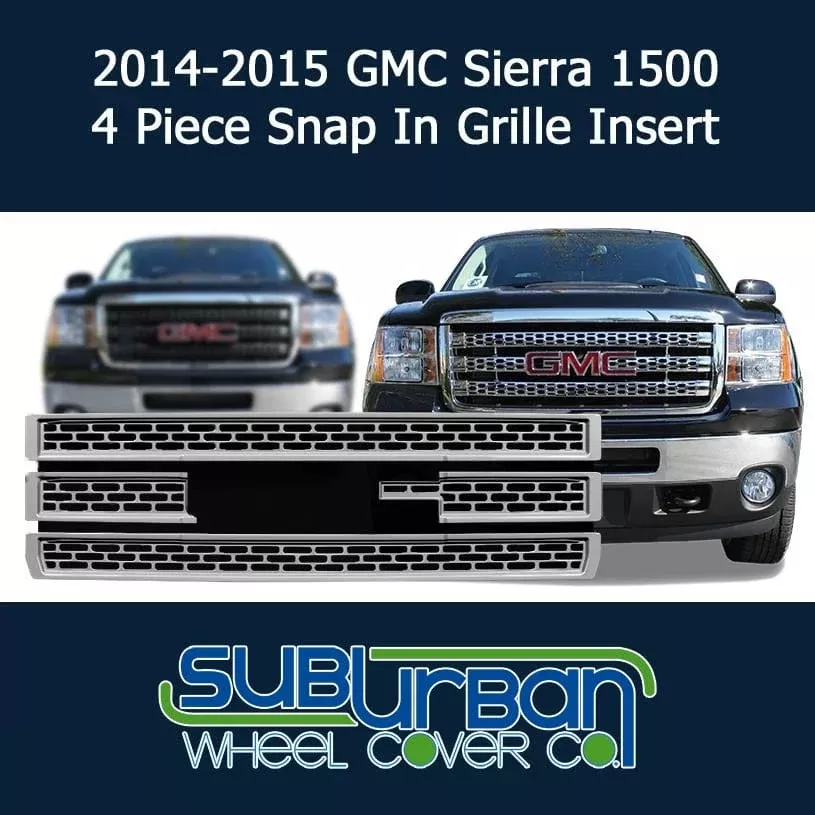 '14-15 GMC Sierra 1500 Chrome Grille Insert GI/123