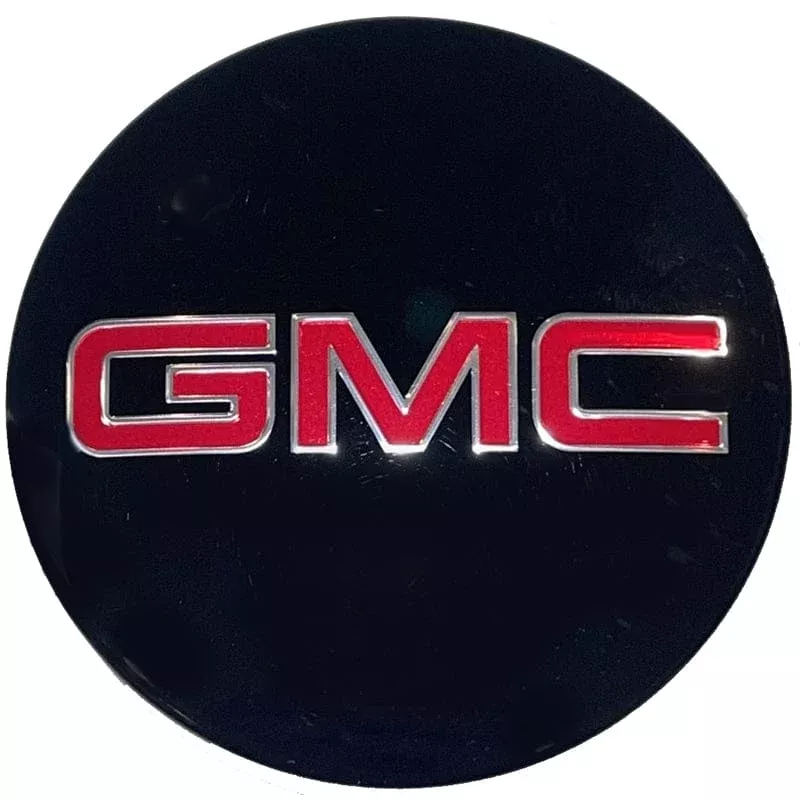 '14-22 GMC Yukon Black / Red Button Center Cap 22837060