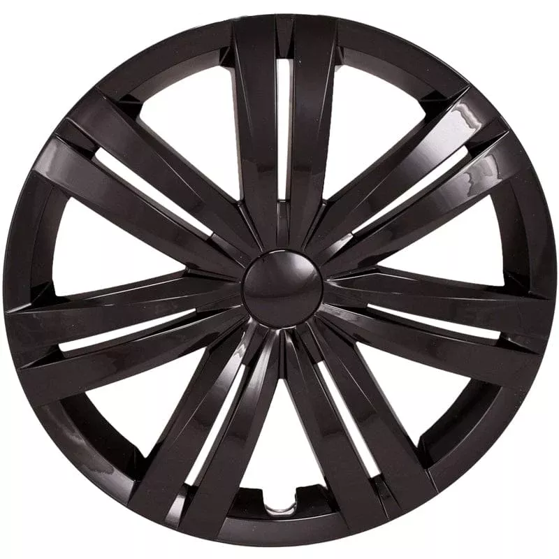 '15-18 Volkswagen Jetta Style 16" Gloss Black Replacement Hubcaps 547-16BLK