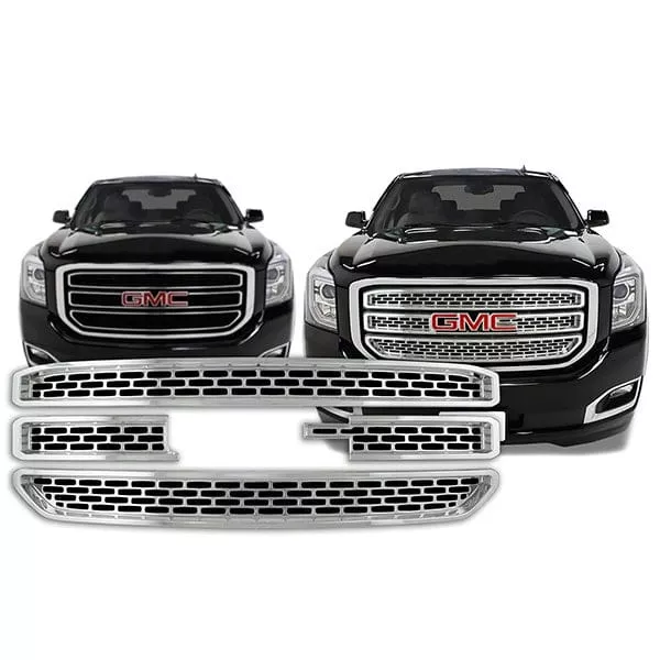 '15-20 GMC Yukon / Yukon XL SLE / SLT Chrome Grille Insert GI/129