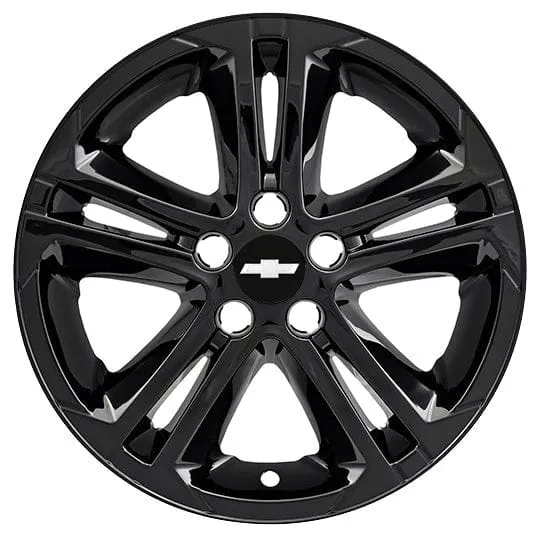'16-18 Chevrolet Cruze LT 16" Gloss Black Wheel Skins IMP-412BLKN