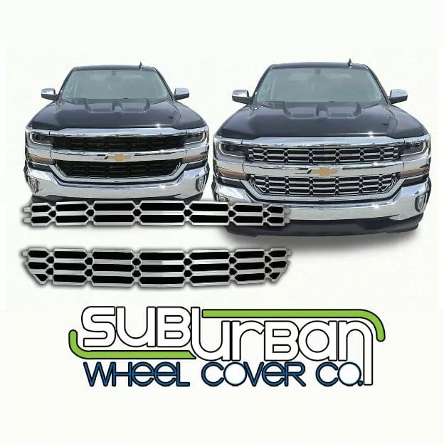 '16-18 Chevrolet Silverado 1500 Chrome Grille Insert GI/136
