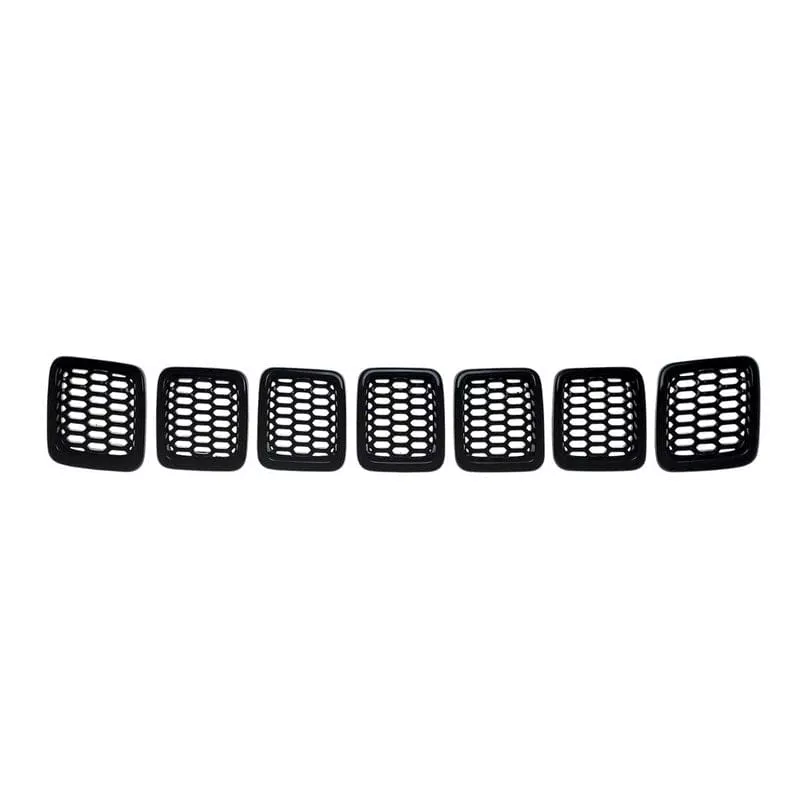 '17-21 Jeep Compass Gloss Black Grille Insert / Overlay GI/478BLK