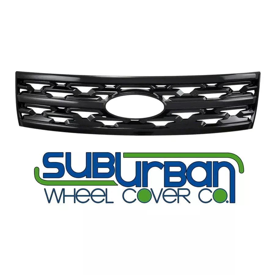 '18-19 Ford Explorer Gloss Black Grille Insert GI/489BLK