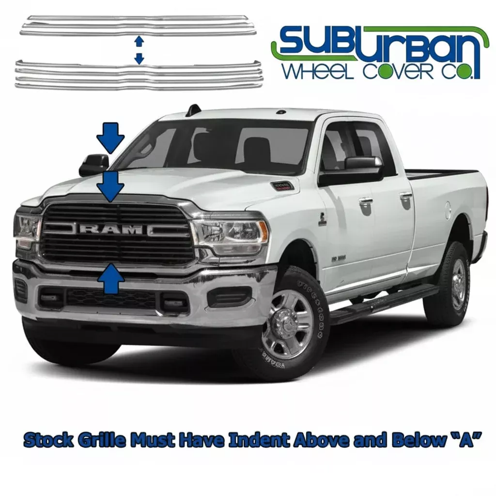 '19-21 Ram 2500 / 3500 Chrome Grille Insert / Overlay GI/170