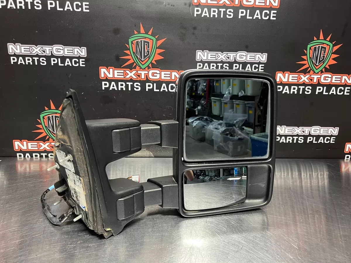2014 FORD F350 RH PASSENGER SIDE POWER FOLD TELESCOPIC HEATED MIRROR OEM #956
