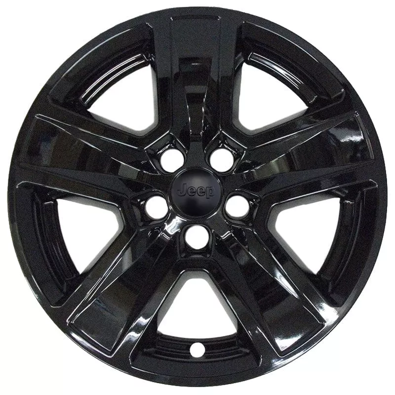 2022 Jeep Compass Latitude 17" Gloss Black Wheel Skins 7922-GB