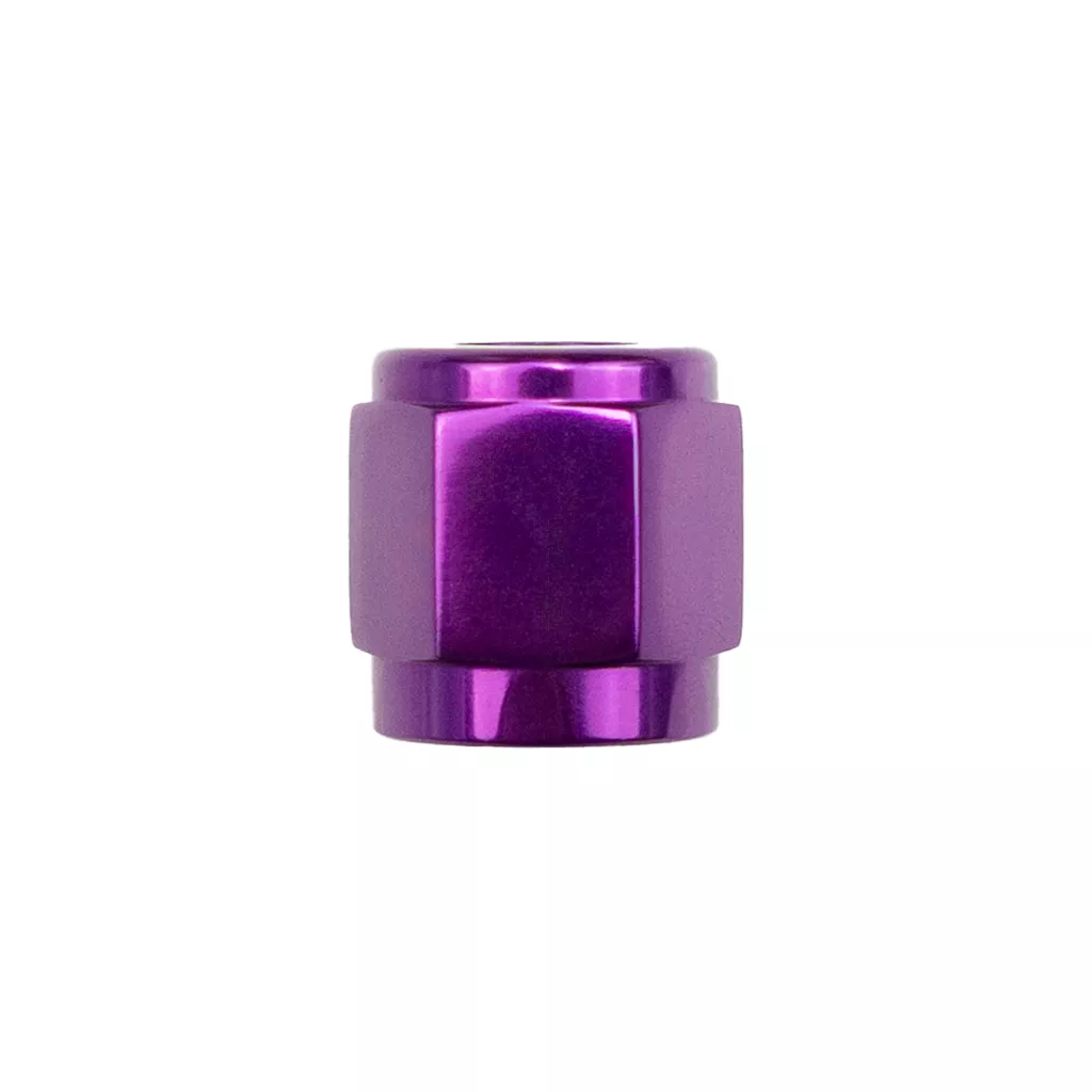 -4 AN Fitting 6.0mm Tube Nut Purple