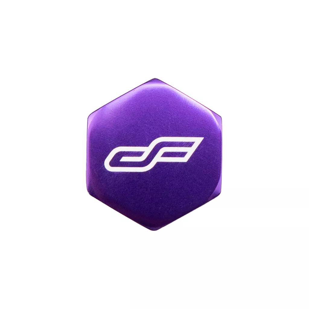 -8 AN ORB Plug w/ O-Ring Purple