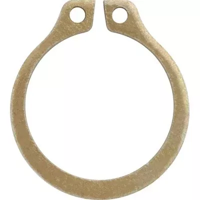 Au-ve-co 10121 Basic External Retaining Ring, 13/16 in Dia Shaft, 0.762 in Dia Groove, Zinc-Plated