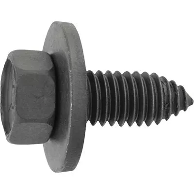 Au-ve-co 11109 Body Bolt, System of Measurement: Imperial, 3/8-16 Thread, 1 in L, Hex, Sems Head, 9/16 in Head
