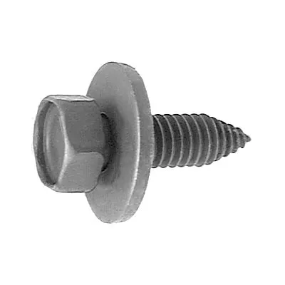 Au-ve-co 11320 Body Bolt, System of Measurement: Imperial, 5/16-18 Thread, 1 in L, Hex, Sems Head, 1/2 in Head