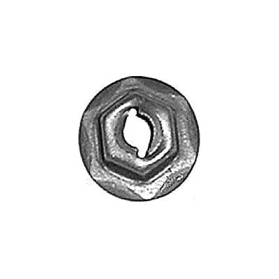 Au-ve-co 12115 Thread Cutting Nut, System of Measurement: Metric, 9 mm Width Across Flat, Zinc
