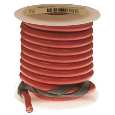 Au-ve-co 12419 Primary Wire, 14 ga Conductor, Stranded, 25 ft L, 0.117 in OD