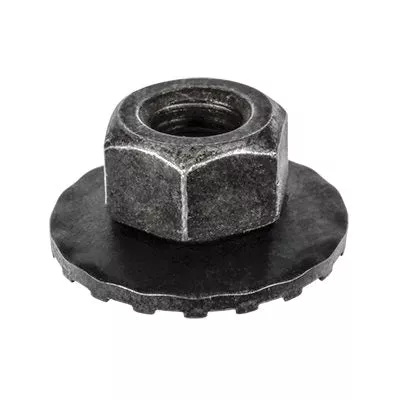 Au-ve-co 12596 Free Spinning Washer Nut, System of Measurement: Metric, M6x1 Thread, 11 mm Width Across Flat, 9.5 mm H