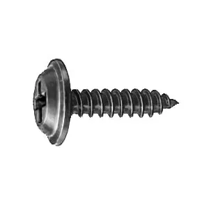 Au-ve-co 13711 Tapping Screw, System of Measurement: Imperial, #8 Thread, 5/8 in L, Washer Head, Phillips Drive