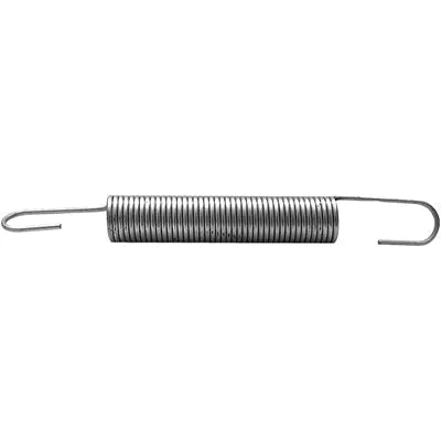 Au-ve-co 14098 Universal Spring, 4-3/8 in OAL, 1/2 in OD, 2-Hooks End, Galvanized