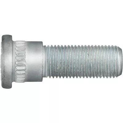 Au-ve-co 14231 Wheel Bolt, System of Measurement: Imperial, 1/2-20 Thread, Steel, Plated