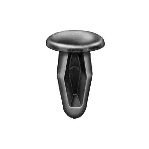 Au-ve-co 14349 Single Head Retaining Clip, System of Measurement: Metric, Nylon