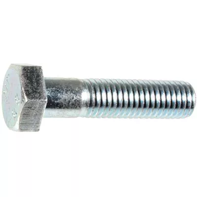 Au-ve-co 14445 Cap Screw, M12x1.75 Thread, Full, Regular Thread, 50 mm OAL, Alloy Steel, Zinc-Plated, 8.8 Grade
