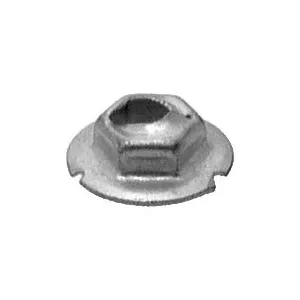 Au-ve-co 19548 Nut, System of Measurement: Metric, 11 mm Width Across Flat, Zinc