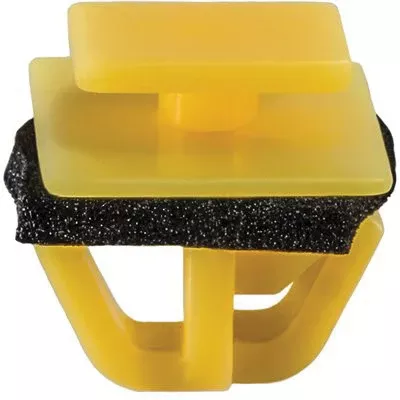 Au-ve-co 21064 Rocker Molding Clip With Sealer, Nylon, Yellow