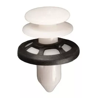 Au-ve-co 21601 Double Head Retainer With Silicon Rubber Sealer, System of Measurement: Metric, Nylon