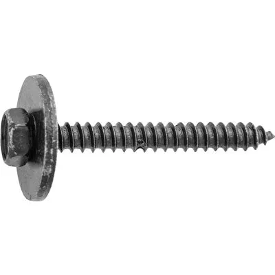 Au-ve-co 24495 Tapping Screw, System of Measurement: Metric, M4.2x1.41 Thread, 35 mm L, Hex Head, Steel