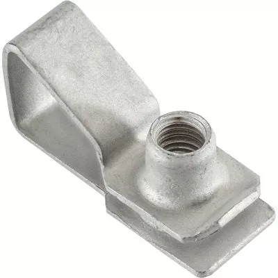 Au-ve-co 25045 Fender Panel Nut, System of Measurement: Metric, M8x1.25 Thread, Magni-565 Silver