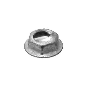 Au-ve-co 3404 Thread Cutting Nut, System of Measurement: Imperial, 3/8 in Width Across Flat, Zinc