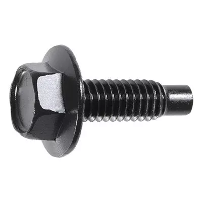 Au-ve-co 5711 Body Bolt, System of Measurement: Imperial, 5/16-18 Thread, 1 in L, Hex Spin Lock Head, Phosphate-Coated