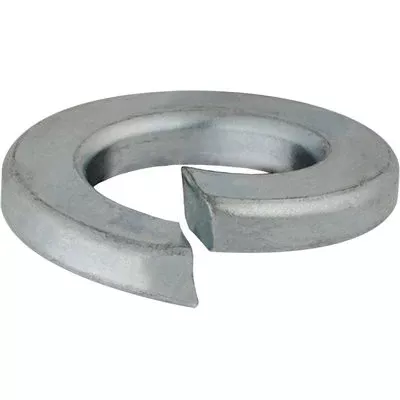Au-ve-co 5722 Spring Type Lock Washer, 3/8 in Trade, Zinc-Plated