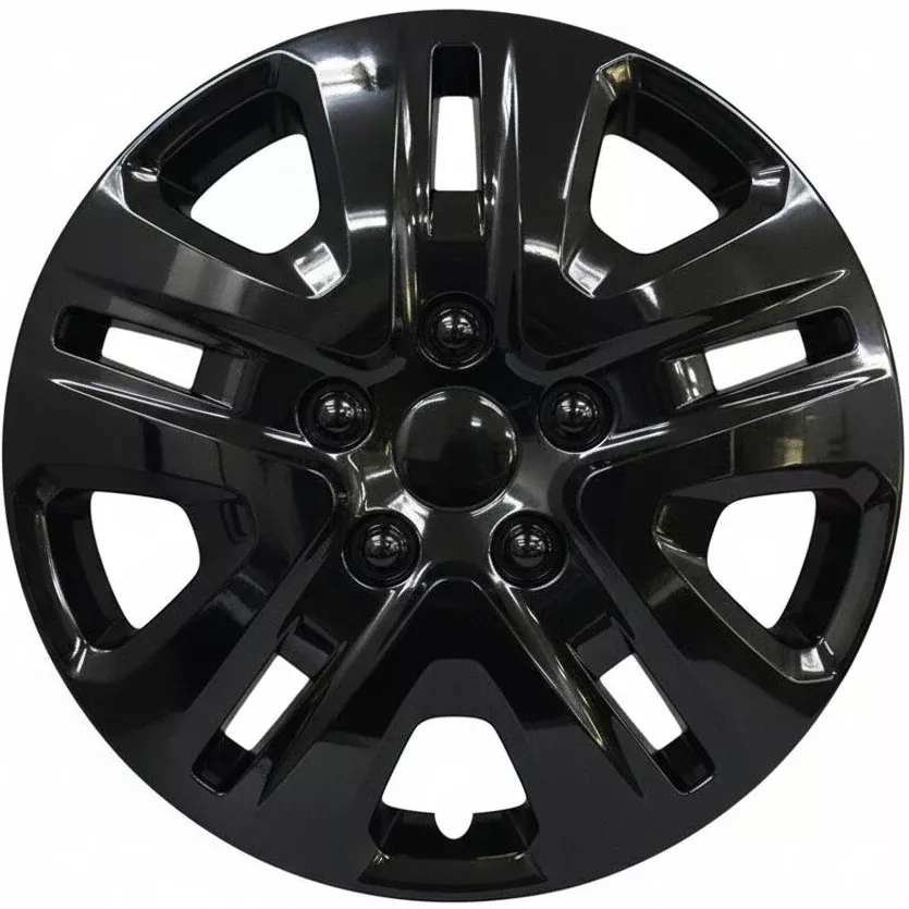 Dodge Caravan / Journey Style 17" Gloss Black Replacement Hubcaps 78046-GB
