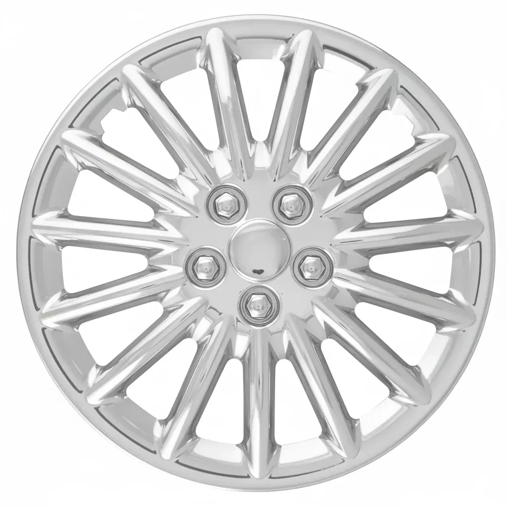 Dodge Style 15" Chrome Replacement Hubcaps 188-15C