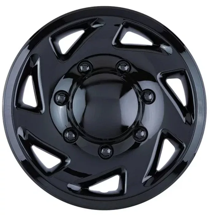 Ford F250 / F350 Style 16" Gloss Black Replacement Hubcaps XT609-GB